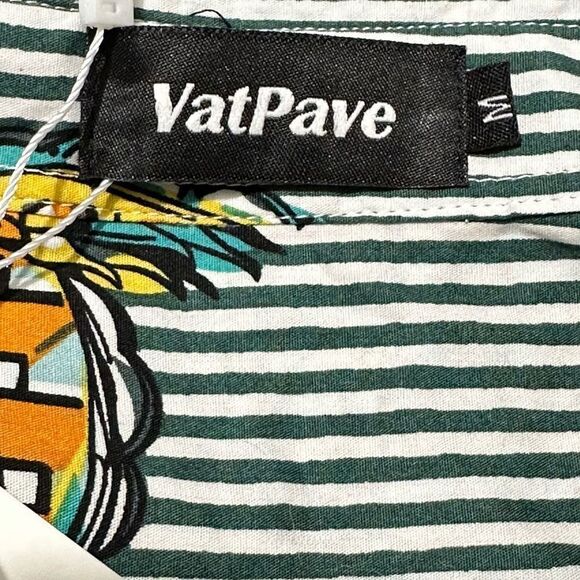 VatPave Hawaiian shirt, size M A 453 - Picture 3 of 4